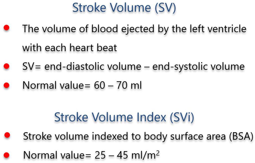 Figure 1. Definition of stroke volume