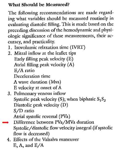 Figura 09a - Misurazioni ecocardiografiche raccomandate, documento di Consensus Canadese del 1996