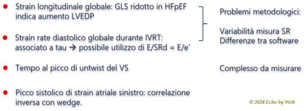 Tabella 05 - Nuovi indici di funzione diastolica